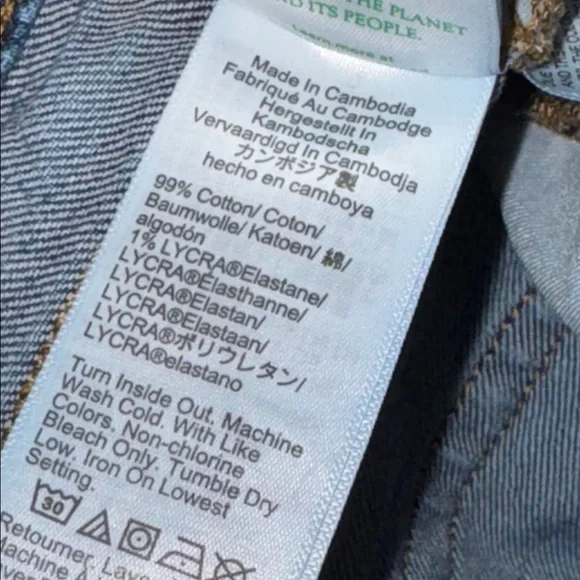 J. CREW Full Length Wide Leg Jeans Stretch Denim Women’s Size 30 - Picture 9 of 11